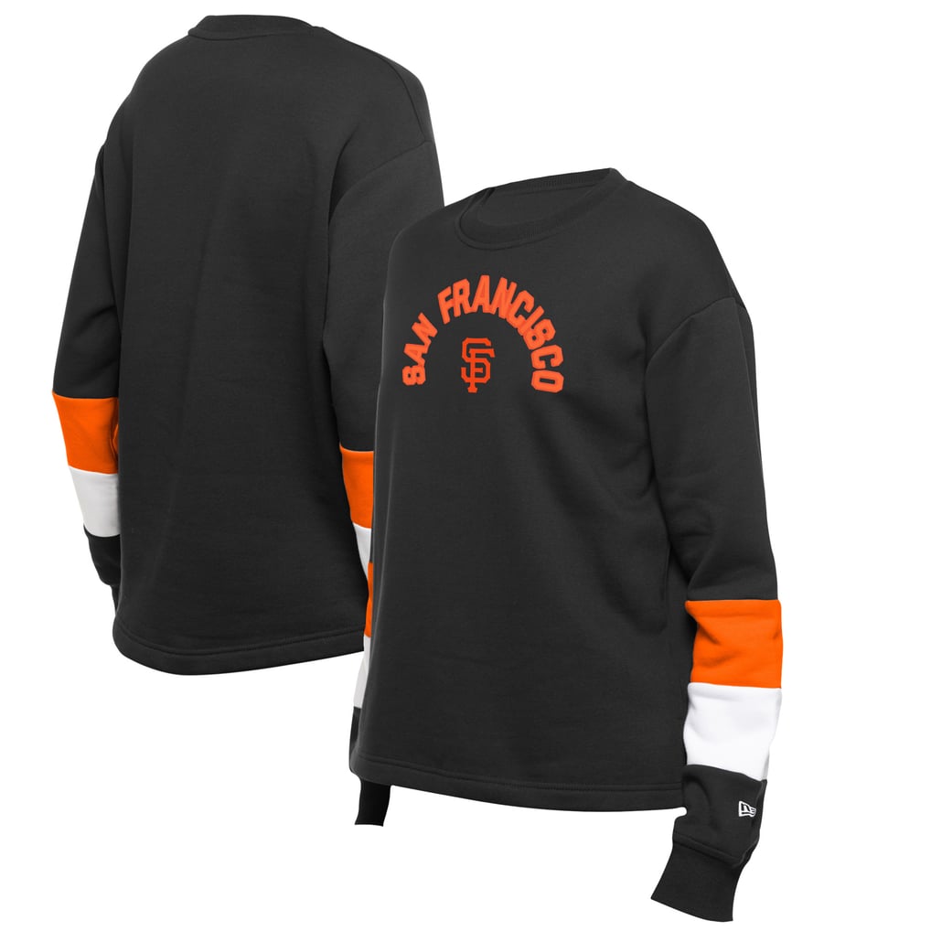  San Francisco Giants New Era Women's Game Day Color Pullover Sweatshirt - Black